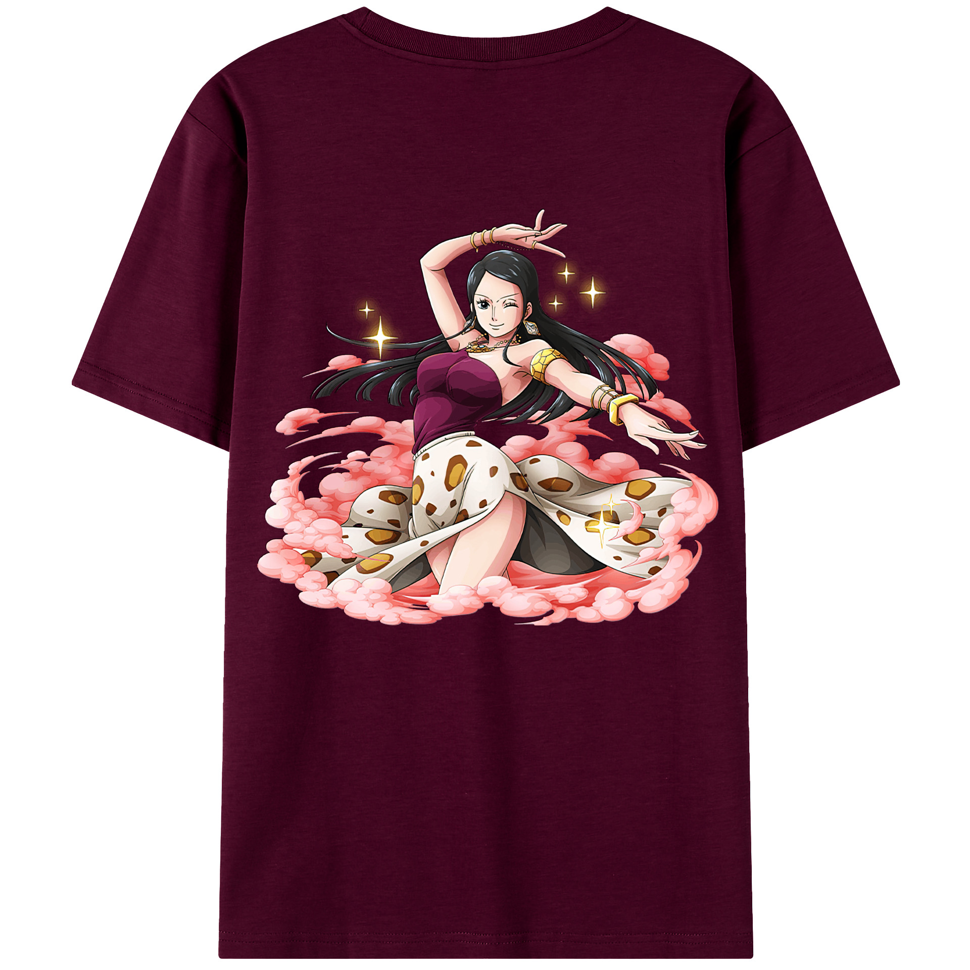 ワンピース ニコ・ロビン ONE PIECE Nico Robin レディース半袖Tシャツ(バックプリント)